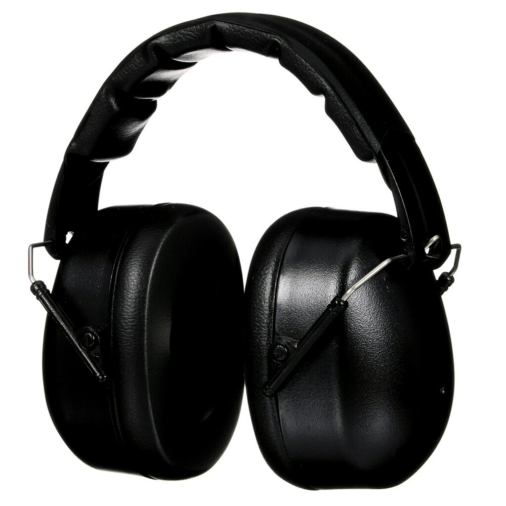 3M Folding Earmuff, Black, NRR 25 dB, 1-Pair