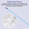 SAGEFINDS Flexible Drain Cleaning Sticks | Quickly Removes Clogs | Effective in Sinks, Tubs, Showers |Easily Pulls Out Hair and Filth | Long 19.5 Handle | Disposable | 12 Pack view 3