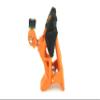 Dango Design Gripper Mount for GoPro/Osmo/Insta360 | Universal Helmet Clamp Mount for Action Cameras | Dirtbike, Motocross, Enduro, Motorcycle, and ATV Helmets | Action Orange view 2