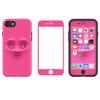 LUVVITT [Emoji Armor Case and Tempered Glass Set for iPhone 7 Plus/iPhone 8 Plus - Bundle Pink view 1