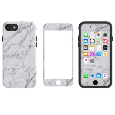 LUVVITT [Artology Armor Case and Tempered Glass Set for iPhone 7 / iPhone 8 - Bundle R019