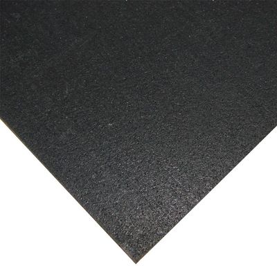 Rubber Cal Elephant Bark Rubber Flooring - 1/4 in. x 4 ft. x 3.5 ft. -Black