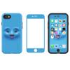 LUVVITT [Emoji Armor Case and Tempered Glass Set for iPhone 7 Plus/iPhone 8 Plus - Bundle Blue view 1