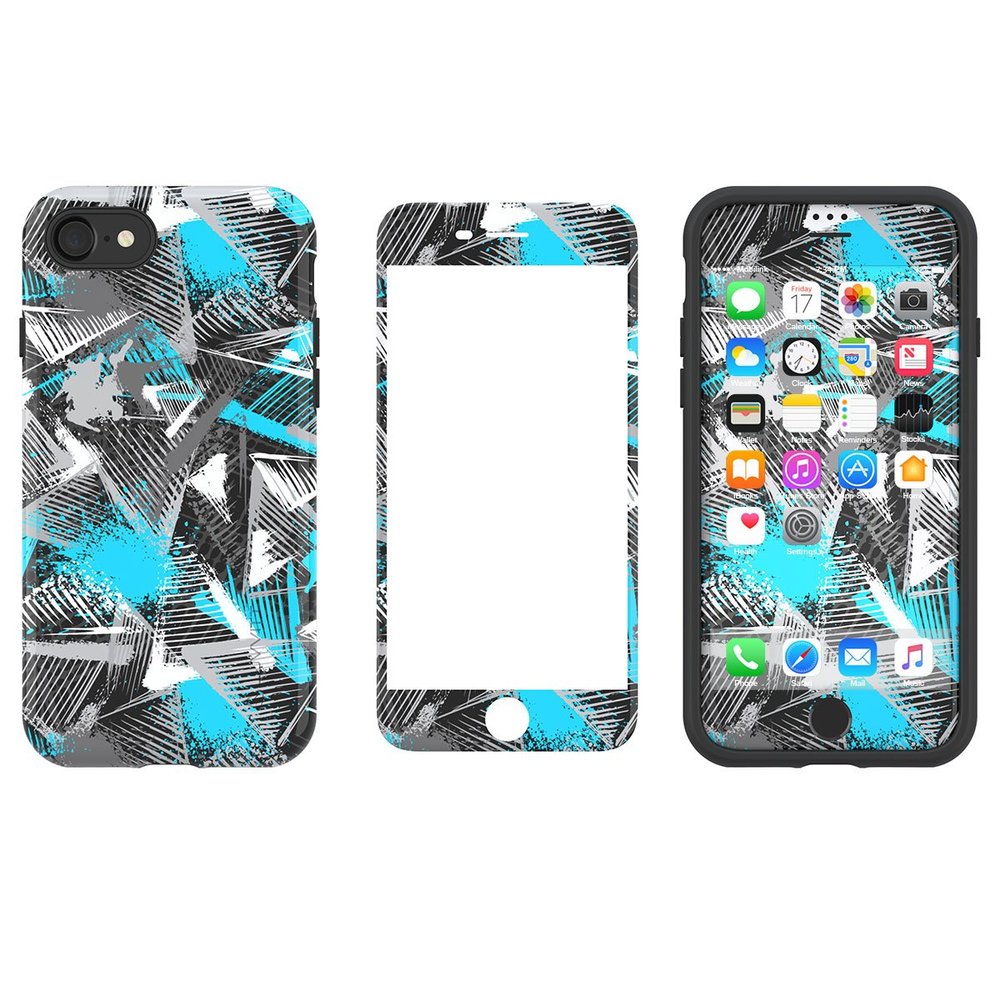 LUVVITT [Artology Armor Case and Tempered Glass Set for iPhone 7 / iPhone 8 - Bundle R003