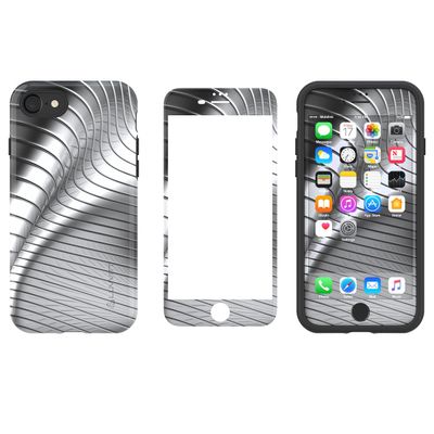 LUVVITT [Artology Armor Case and Tempered Glass Set for iPhone 7 / iPhone 8 - Bundle R010