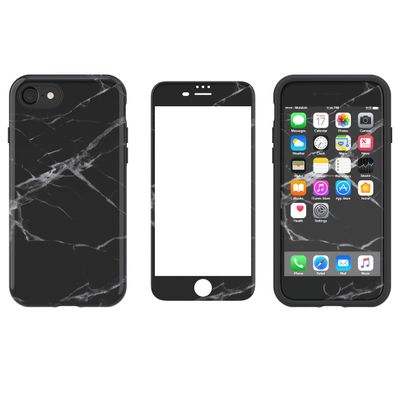 LUVVITT [Artology Armor Case and Tempered Glass Set for iPhone 7 / iPhone 8 - Bundle R013