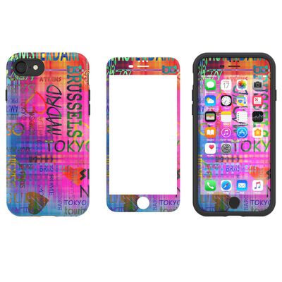 LUVVITT [Artology Armor Case and Tempered Glass Set for iPhone 7 / iPhone 8 - Bundle R014
