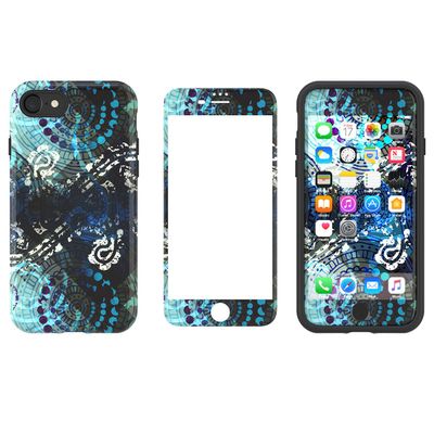 LUVVITT [Artology Armor Case and Tempered Glass Set for iPhone 7 / iPhone 8 - Bundle R007