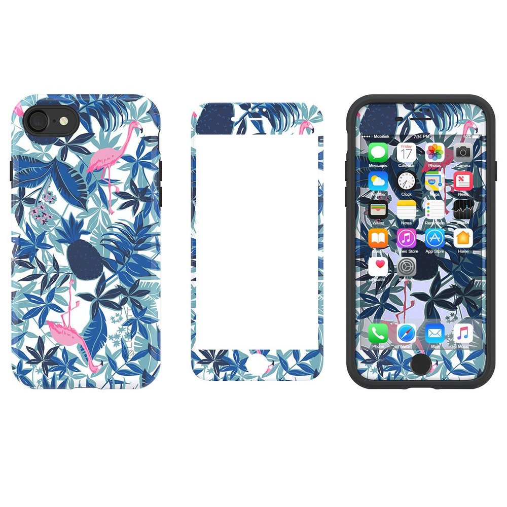 LUVVITT [Artology Armor Case and Tempered Glass Set for iPhone 7 / iPhone 8 - Bundle R002