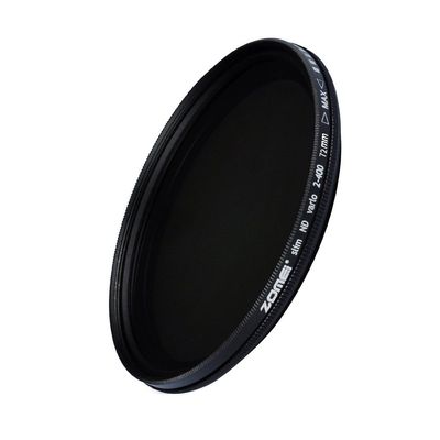 Zomei 72mm Ultra Slim ND2-ND400 Fader Variable Neutral Density Adjustable ND Lens Filter Optical Glass