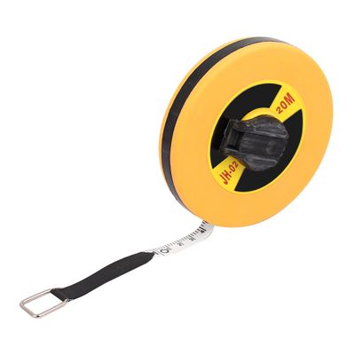 uxcell Surveyors 20M Double Side Metric Fiberglass Measure Tape Reel Roll