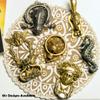 IndianShelf 1 Piece Brass Lion Head Multicolor Door Knocker view 3