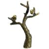 Royal Designs, Inc. Small Birds in Tree Lamp Finial, Antique Brass, Decorative Replacement Finial for Table or Floor Lamps view 1