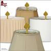 Royal Designs Spade Leaf 2.5" Lamp Finial for Lamp Shade, Polished Brass view 4