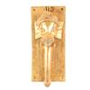 IndianShelf 1 Piece Brass Multicolor Ganesha Door Knocker view 1