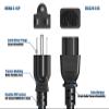 Cable Leader 3ft 14 AWG 15A 125V Power Cord Cable NEMA 5-15P to IEC320 C15 view 4