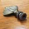 Royal Designs Spade Leaf 2.5" Lamp Finial for Lamp Shade, Antique Brass view 2