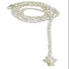 Royal Designs, Inc. Celling Fan Pull Chain Extension with Finial Adapter, 24 inch, Silver view 1