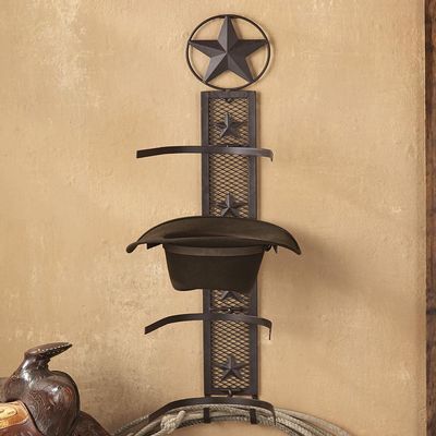 YFFSUN Lone Star Cowboy Hat Rack