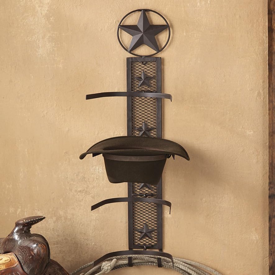 YFFSUN Lone Star Cowboy Hat Rack