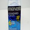 Maxell 10pk VHS Cassette Standard Grade T-120, 6 Hour - 10 Pack view 3
