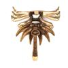 IndianShelf 1 Piece Multicolor Brass Crab Door Knocker for Front Door view 3
