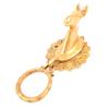 IndianShelf 1 Piece Multicolor Horse Shaped Brass Door Knocker view 2