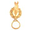 IndianShelf 1 Piece Multicolor Horse Shaped Brass Door Knocker view 3