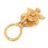 IndianShelf 1 Piece Multicolor Brass Lucky Yali Face Door Knocker view 2