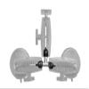 ARKON Mounts Triple 25mm (1") Ball Adapter | Connects 25mm Shafts, Mounts and Pedestals | Allows Full Mount Customization | Industrial-Strength Aluminum Shaft | Durable and Long-Lasting | APT325MM view 2