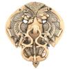 IndianShelf 1 Piece Multicolor Brass Engraved Parrot Door Knocker view 2