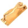 IndianShelf 1 Piece Multicolor Brass Lady Woman Door Knocker view 2