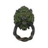 IndianShelf 1 Piece Multicolor Lion Brass Door Knocker Front Door view 2