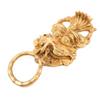 IndianShelf 1 Piece Multicolor Yali Face Brass Door Knocker view 2