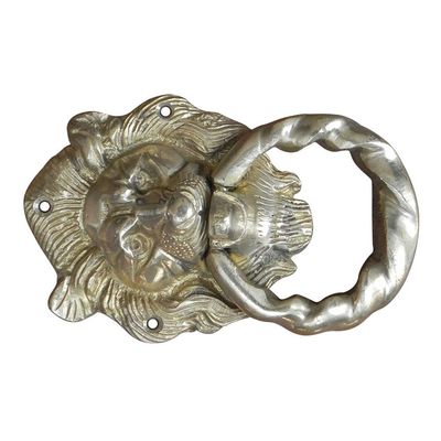IndianShelf 1 Piece Bronze Multicolor Lion Door Knockers