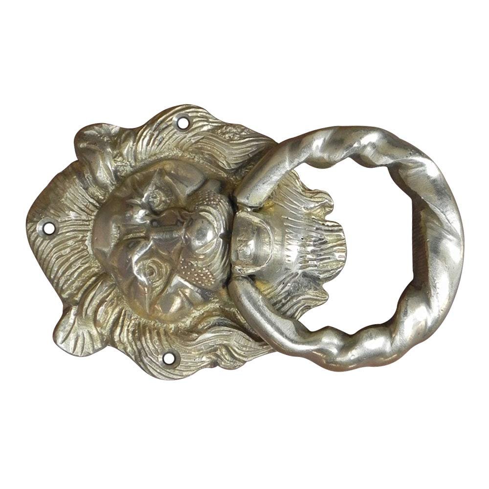 IndianShelf 1 Piece Bronze Multicolor Lion Door Knockers