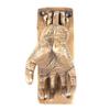 IndianShelf 1 Piece Multicolor Brass Hand Shaped Door Knocker view 2