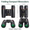 30X60 Small Binoculars for Adults Folding Bird Watching - Aurosports Mini Compact Binocular for Kids High Power Easy Focus Binoculars for Travel Hunting view 2