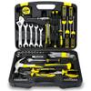 DOWELL 61-Piece Tool Set Kit Mechanic Tool Set Socket Wrench Set Auto Repair Household Repair Hand Tool Kit with Plastic Tool Box Storage Case view 1