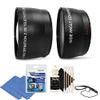 58mm Wide Angle Lens + Telephoto Lens + Screen Protector + Lens Cap Holder + 3pc Cleaning Kit view 1