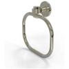 Allied Brass 2016G-PNI Continental Collection Towel Ring with Groovy Accents, Polished Nickel view 1