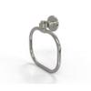 Allied Brass 2016G-SN Continental Collection Towel Ring with Groovy Accents, Satin Nickel view 1