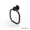 Allied Brass 2016T-ABR Continental Collection Towel Ring with Twist Accents, Antique Brass view 3