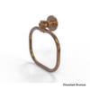 Allied Brass 2016T-ABR Continental Collection Towel Ring with Twist Accents, Antique Brass view 4