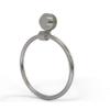 Allied Brass 416D-SN Venus Collection Towel Ring with Dotted Accent, Satin Nickel view 1