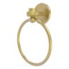 Allied Brass 7116T-SBR Satellite Orbit One Collection Towel Ring with Twist Accent, Satin Brass view 1