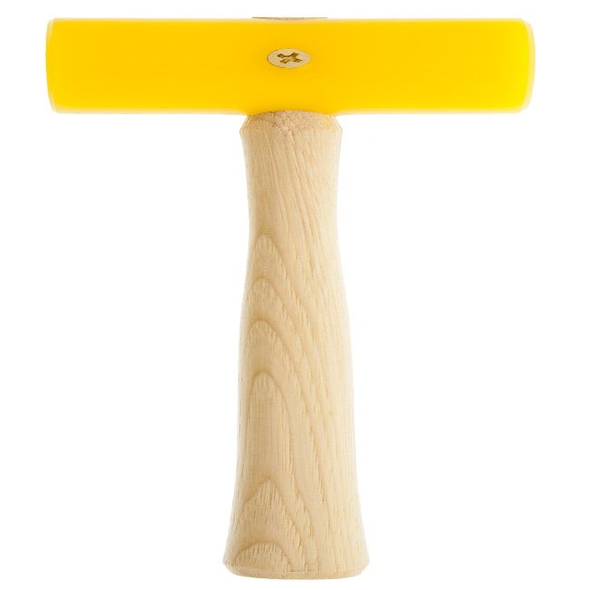 Garland Yellow Plastic Mallet, 1.5 Face, 3.25 Head, 6oz, Size 2