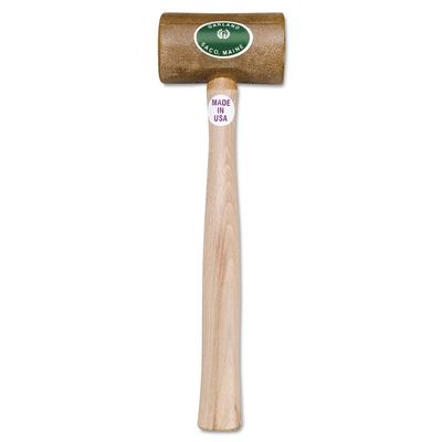 Garland Rawhide Mallet, 2 Face, 3.5 Head, 11oz, Size 4