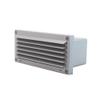 Simes Lighting S.4509 Brique Rectangular Wall Mount Recessed Luminaire Light, Aluminum Die Cast Construction, Step Light, Landscape Lighting, Path Lighting, Made in Italy, Grey Finish view 1