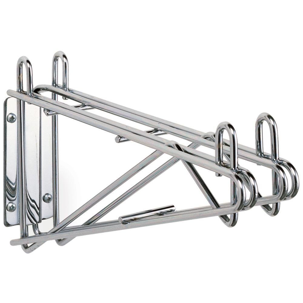 Metro Super Erecta Wall Mount 18" Chrome Shelf Supports